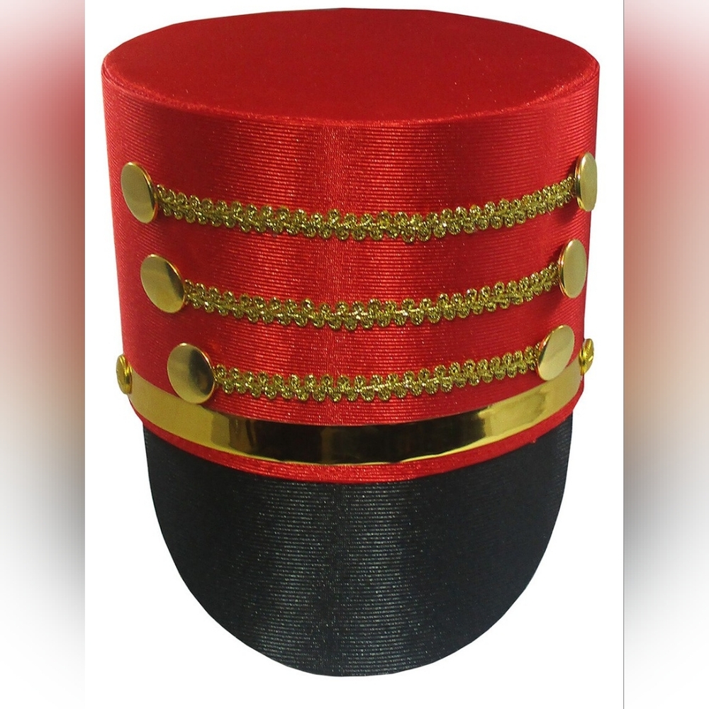 Red and Gold Band Hat
